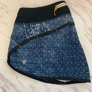 Lululemon Speed Shorts Sashiko Size 8